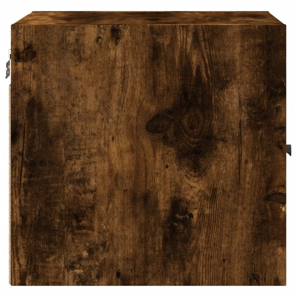 Nachttische mit Glastüren 2er Set Räuchereiche