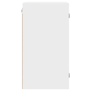 Wandschrank mit Glastüren, Weiß, 35x68,5 cm