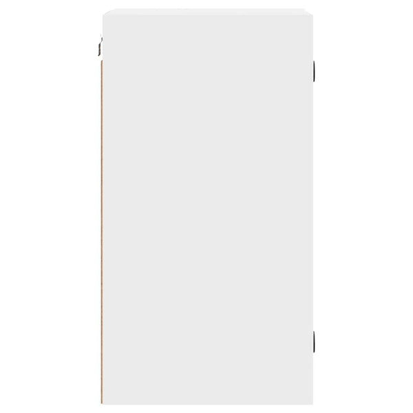 Wandschrank mit Glastüren, Weiß, 35x68,5 cm