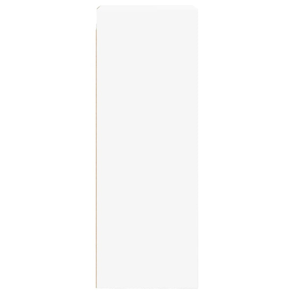 Wandschrank Weiß mit Glastüren 35x37x100 cm