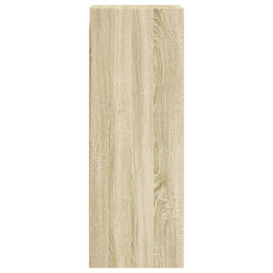 Wandschrank Sonoma-Eiche mit Glastüren 35x37x100cm