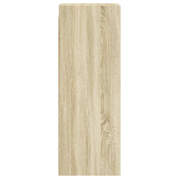 Wandschrank Sonoma-Eiche mit Glastüren 35x37x100cm