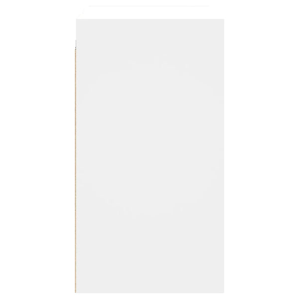 Wandschrank Weiß mit Glastüren 68,5 cm