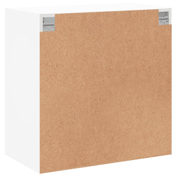 Wandschrank Weiß mit Glastüren 68,5 cm
