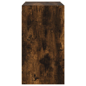 Wandschrank Räuchereiche mit Glastüren 68,5 cm