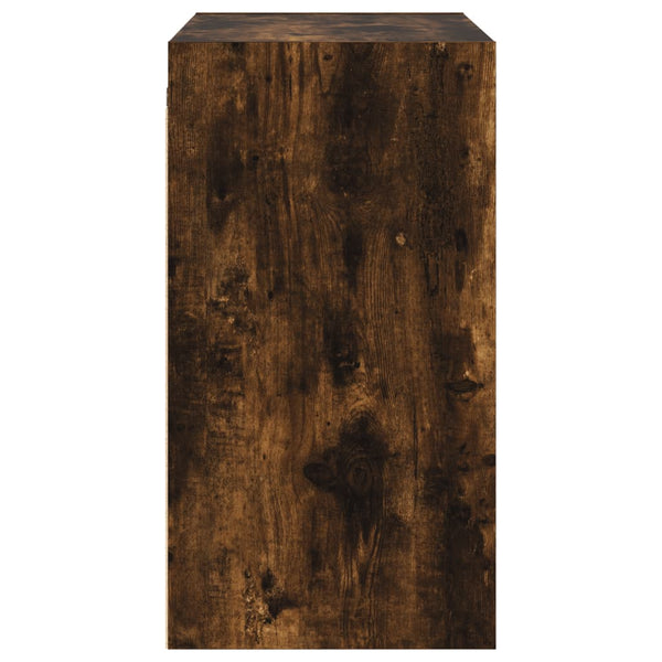 Wandschrank Räuchereiche mit Glastüren 68,5 cm