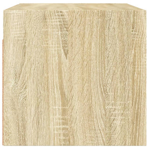Wandschrank Sonoma-Eiche mit Glastüren