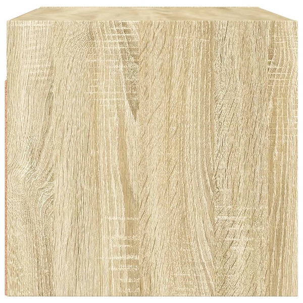 Wandschrank Sonoma-Eiche mit Glastüren