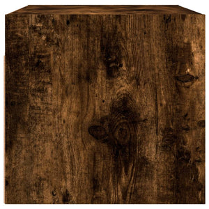 Wandschrank Räuchereiche mit Glastüren