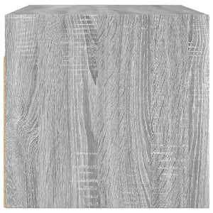 Wandschrank Grau Sonoma mit Glastüren