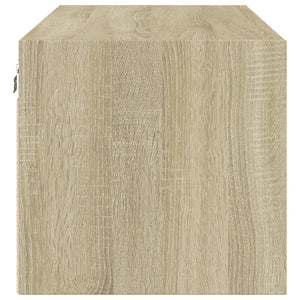 Wandschrank Sonoma-Eiche mit Glastüren