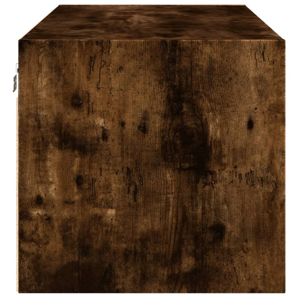 Wandschrank Räuchereiche mit Glastüren 102 cm