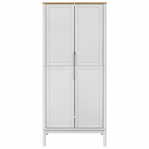vidaXL Armoire FLORO Blanc 77x53x171 cm Pin massif