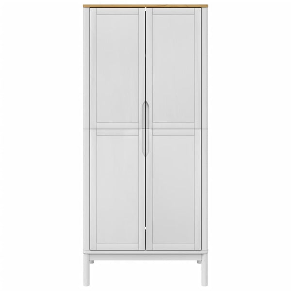vidaXL Armoire FLORO Blanc 77x53x171 cm Pin massif