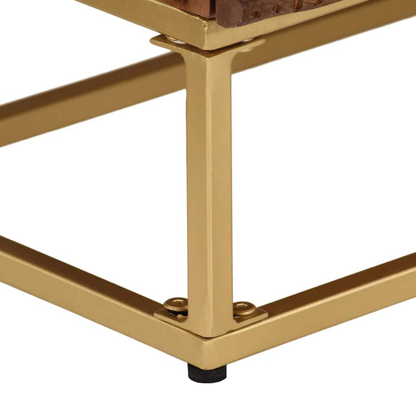 Kommode Mango Massivholz & Eisen 55x76 cm