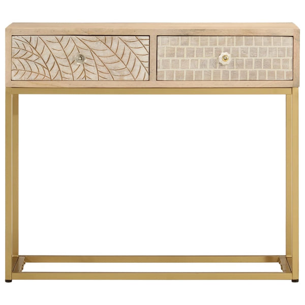 Konsolentisch Mango Massivholz & Eisen 90cm