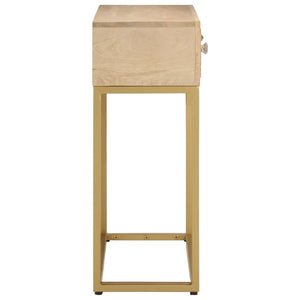 Konsolentisch Mango Massivholz & Eisen 90cm