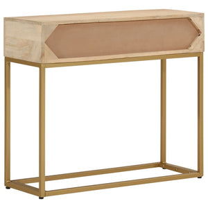 Konsolentisch Mango Massivholz & Eisen 90cm