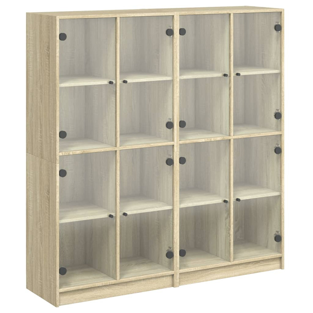 Bücherschrank Sonoma-Eiche 136x37x142cm