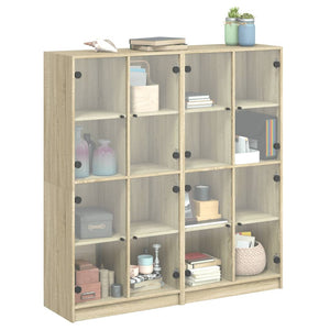 Bücherschrank Sonoma-Eiche 136x37x142cm