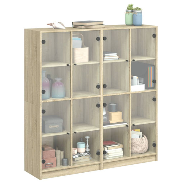 Bücherschrank Sonoma-Eiche 136x37x142cm
