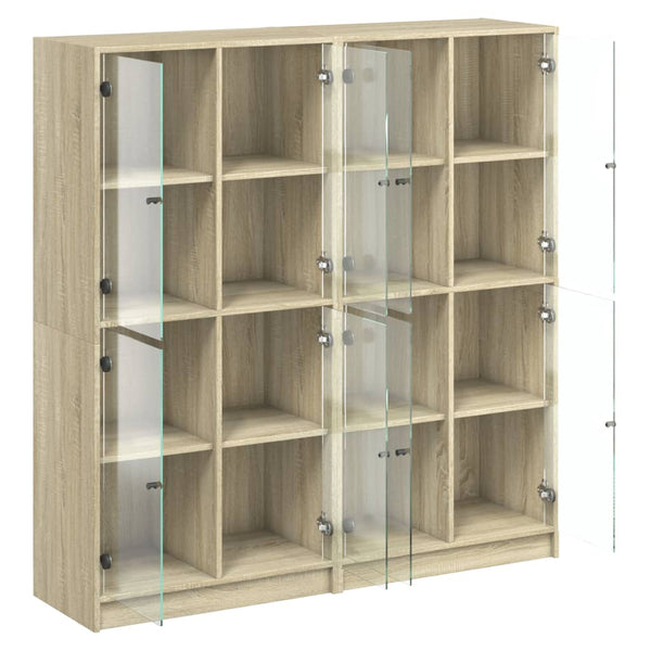Bücherschrank Sonoma-Eiche 136x37x142cm