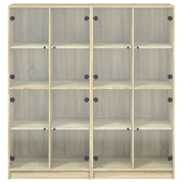 Bücherschrank Sonoma-Eiche 136x37x142cm