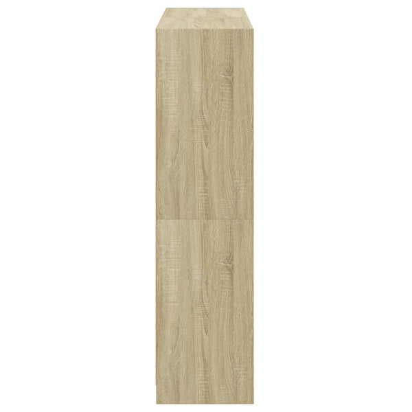 Bücherschrank Sonoma-Eiche 136x37x142cm