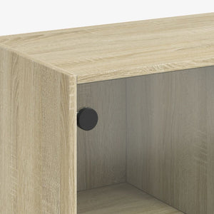 Bücherschrank Sonoma-Eiche 136x37x142cm