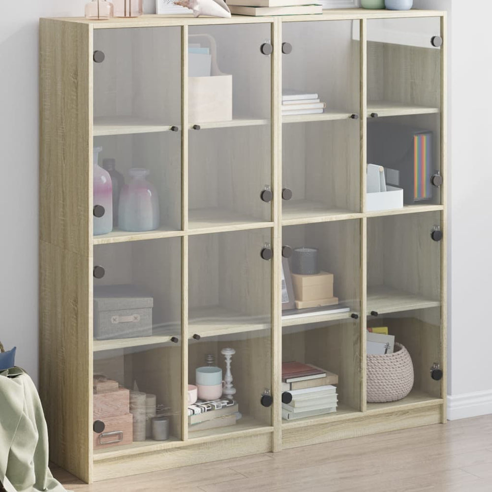 Bücherschrank Sonoma-Eiche 136x37x142cm