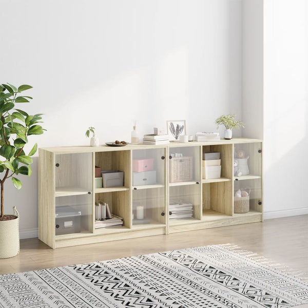 Bücherschrank Sonoma Eiche 204x75 cm