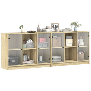Bücherschrank Sonoma Eiche 204x75 cm