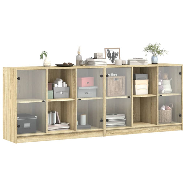 Bücherschrank Sonoma Eiche 204x75 cm