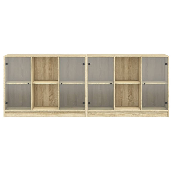 Bücherschrank Sonoma Eiche 204x75 cm