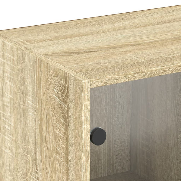 Bücherschrank Sonoma Eiche 204x75 cm