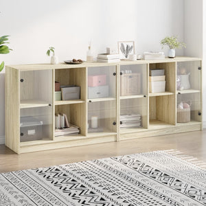 Bücherschrank Sonoma Eiche 204x75 cm