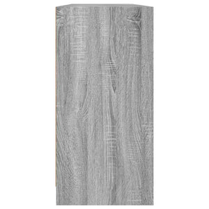 Bücherschrank Grau Sonoma 204x75 cm
