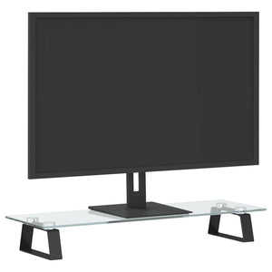 Monitorständer Schwarz 60x20 cm