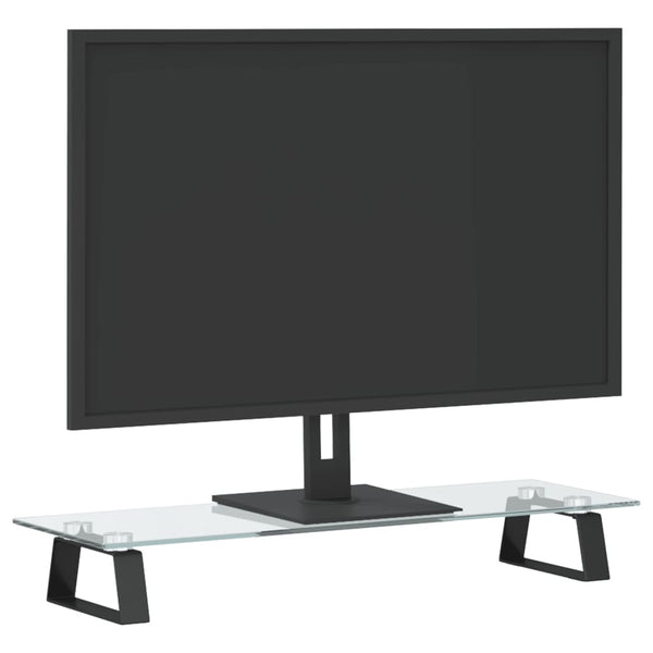 Monitorständer Schwarz 60x20 cm
