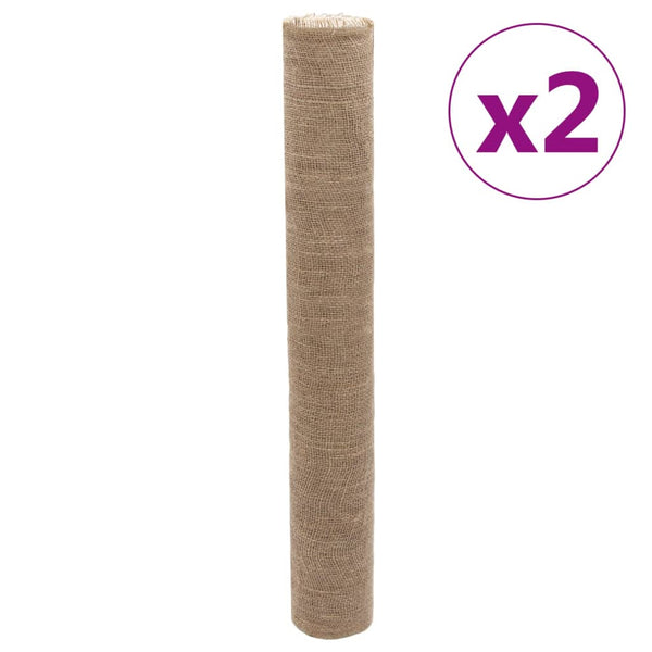 Jute Rollen 1x50m, 2er Set