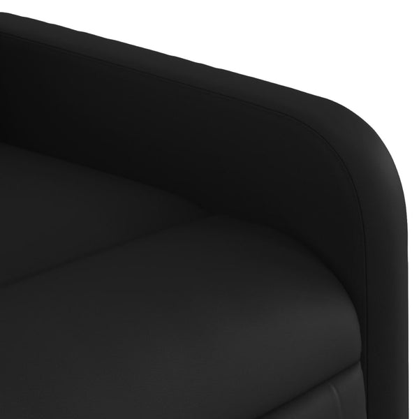 vidaXL Fauteuil de massage relaxant similicuir noir