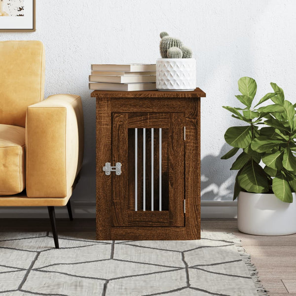Hundekäfig Möbelstil Braun Eiche 45x62x59cm