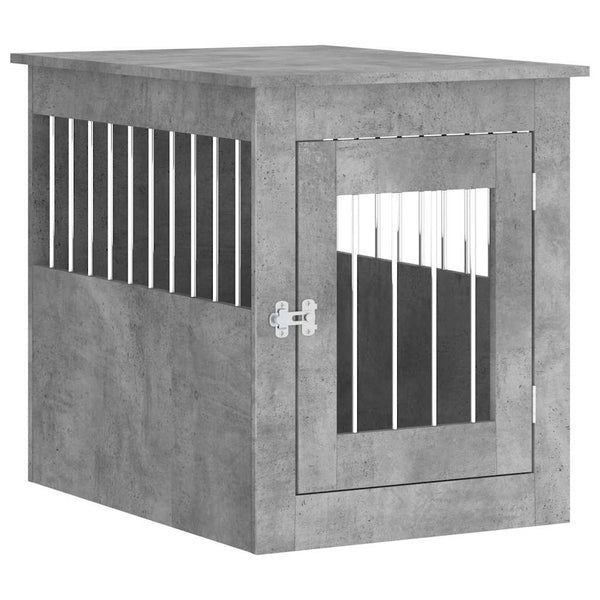 Hundekäfig Möbelstil Betongrau 55x75x65 cm