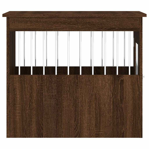 Hundekäfig Möbelstil Braun Eiche 55x75x65 cm
