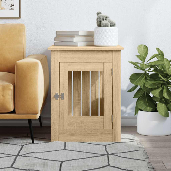 Hundekäfig Möbelstil Sonoma-Eiche 55x80x68 cm