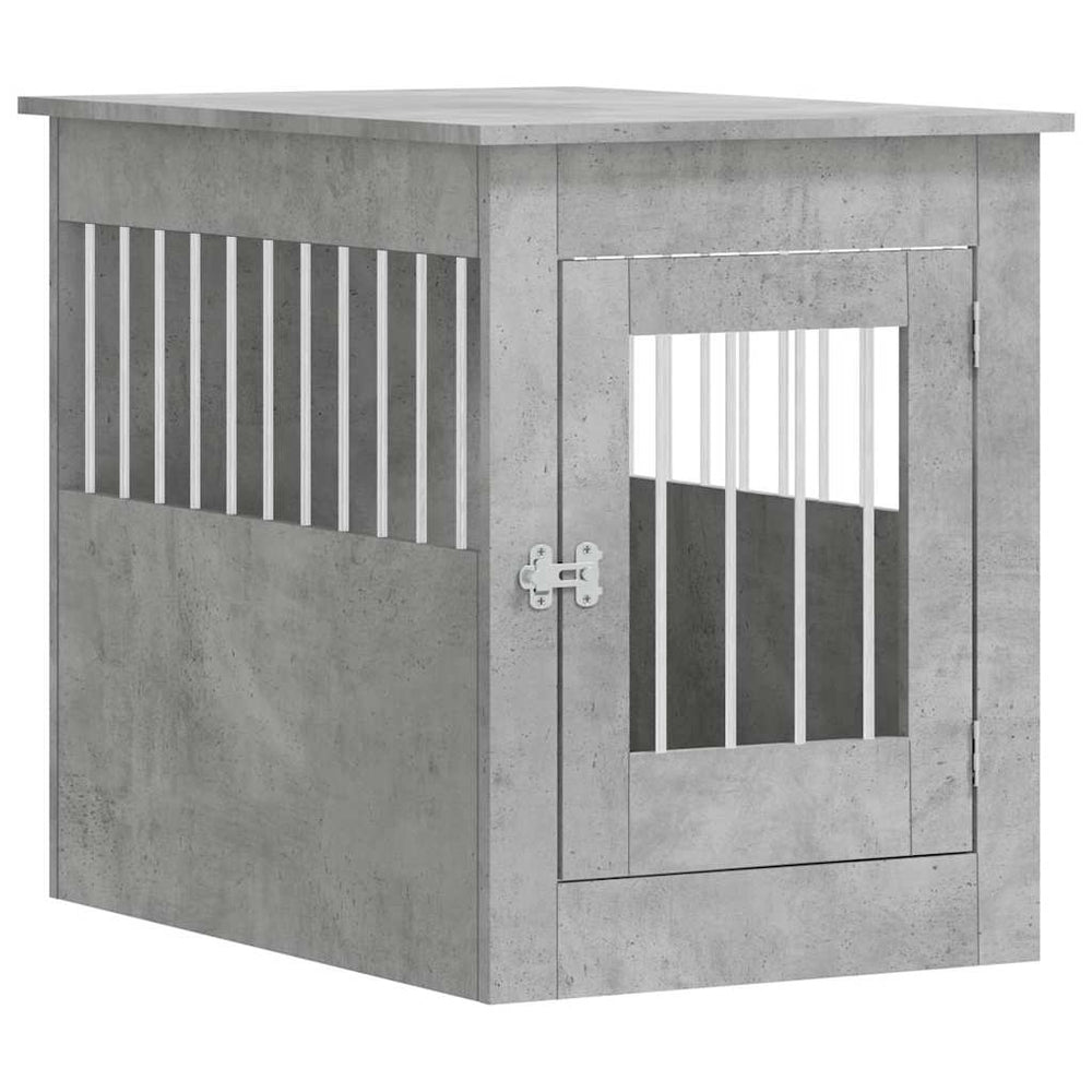 Hundekäfig Möbelstil Betongrau 55x80x68cm