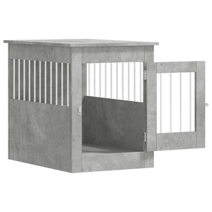 Hundekäfig Möbelstil Betongrau 55x80x68cm
