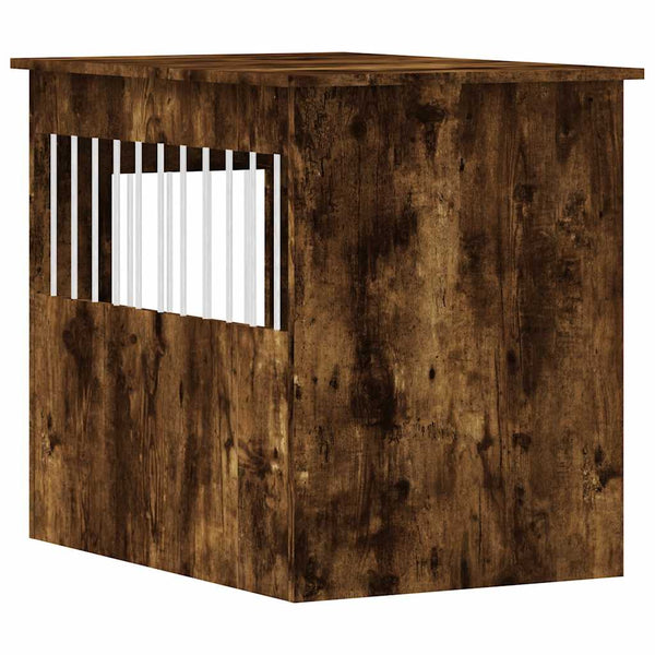 Hundekäfig Möbelstil Räuchereiche 55x80x68cm