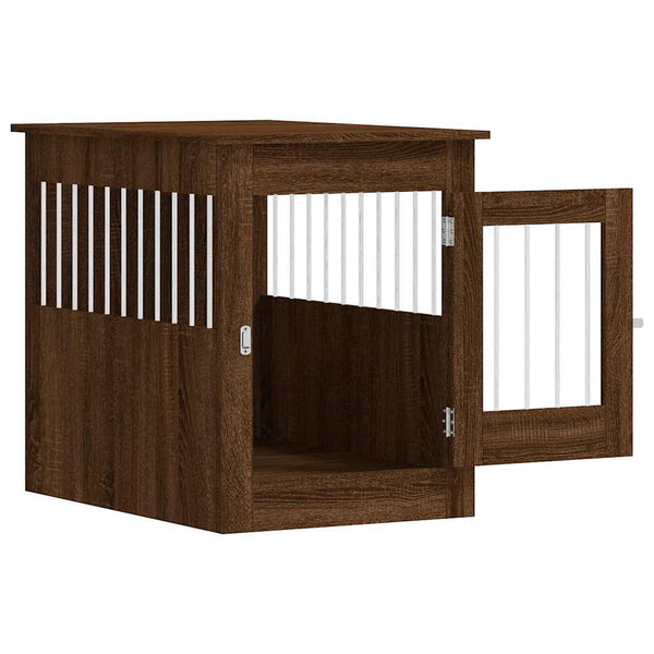 Hundekäfig Möbelstil Braun Eiche 55x80x68cm