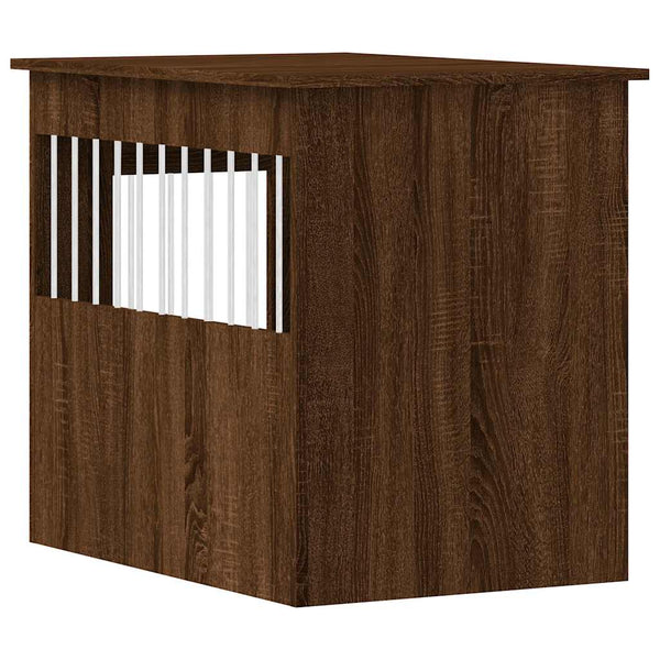 Hundekäfig Möbelstil Braun Eiche 55x80x68cm